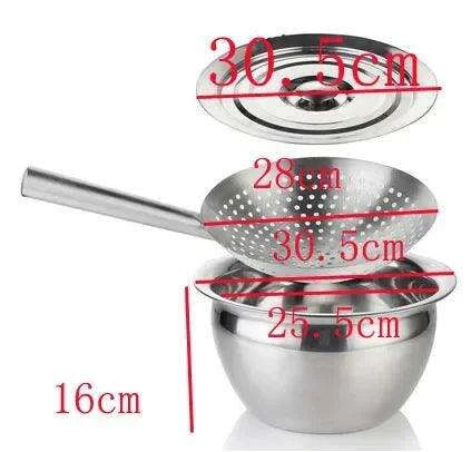 Premium Stainless Steel Oil Filtering Pot - Your Key to Healthier Cooking