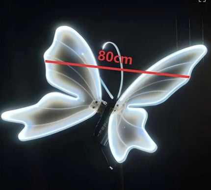 My Name LED Outdoor Decorative Butterfly - Vibrating Wings, 2/4 Pcs