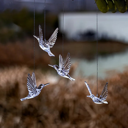 Bird & Hummingbird Ceiling Decorations — Set of 4, Party & Wedding