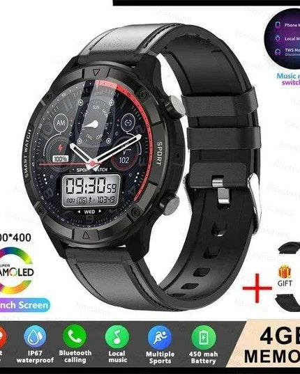 Stylish Smartwatch with HD AMOLED Screen, Bluetooth Calling, Health Monitoring & Huawei True Wireless Earbuds