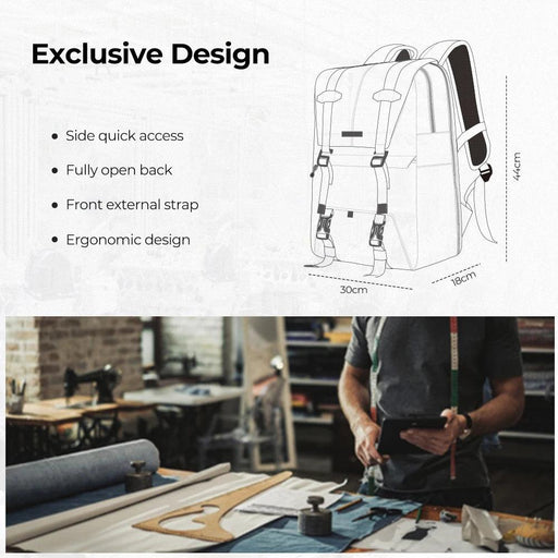 Ultimate Pro Photographer's Travel Gear Backpack