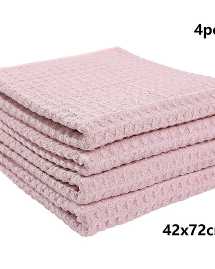 Homaxy Ultra-Soft 6-Pack Microfiber Cleaning Towels - Multi-Purpose Kitchen Essentials