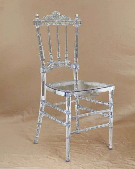 Elegant 50-Piece Clear Acrylic Chiavari Chairs for Sophisticated Celebrations