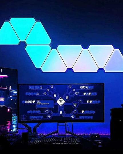 Bluetooth-Controlled RGB Music-Responsive LED Wall Light - Elevate Your Home Ambiance