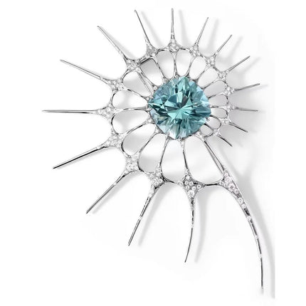 Shop1104304346 Luxury Spiky Rhinestone Gothic Brooch Pin for Coat