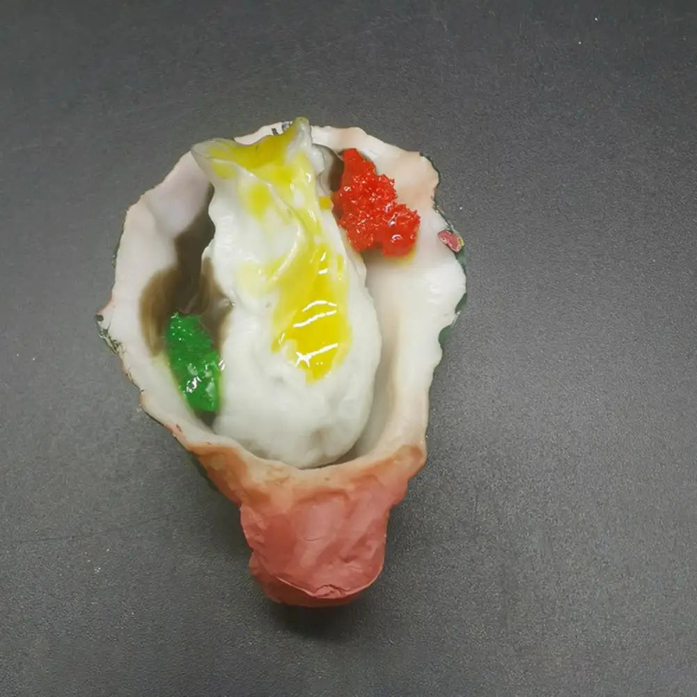 Scallop Delight BBQ Oyster Miniature Toy - Elegant Shell Design