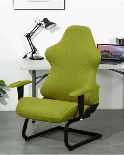 High Back Elastic Chair Cover for Office and Living Room