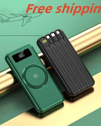 Ultra-High Capacity 200000 mAh Wireless Charger with Rapid Charging and LED Indicator - Your Ultimate Power Companion