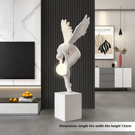 132CM Indoor Home Decoration Angel Figure sculpture Modern Art Luxury