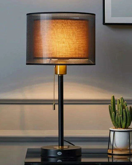Elegant Gold Table Lamp for Nordic-Inspired Bedrooms