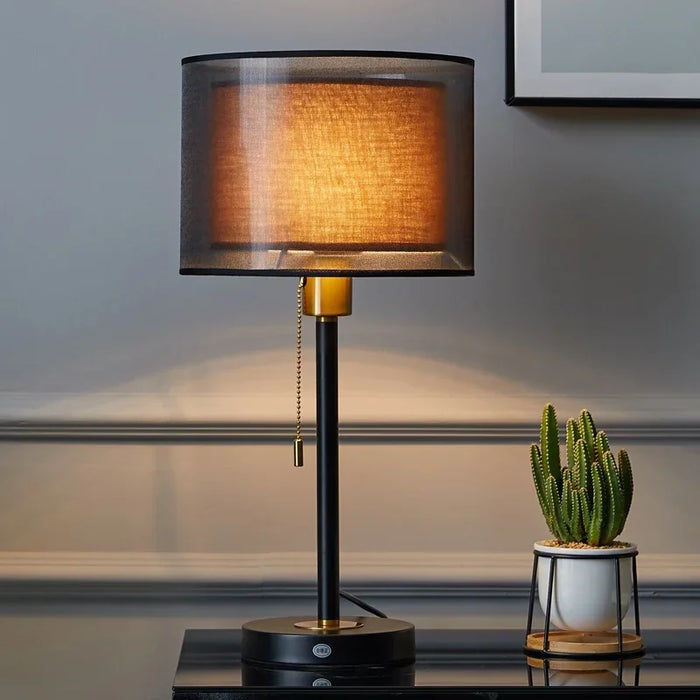 American Gold Table Lamp: Elegant Lighting Solution for Nordic Bedroom Ambiance