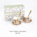 Regal Palace-Inspired Bone China Tea Set with Exquisite Ceramic Cups and Saucers
