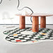 Retro Chic Checkerboard Plush Area Rug - Luxurious Home Enhancement