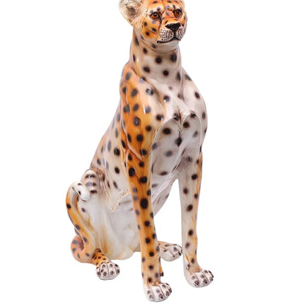Home Decor Leopard Statue Gardens Ornament Creative Courtyards Decorat