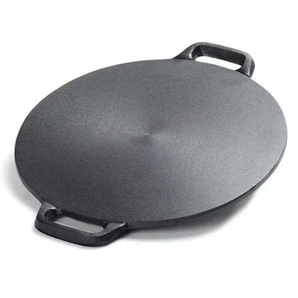Multi-Functional Non-Stick Cast Iron Pancake Skillet with Textured Surface