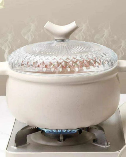 Premium Glass Ceramic Casserole Pot - Your Essential Kitchen Companion for Masterful Cooking