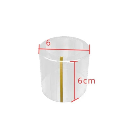 HARDIRON 100pcs Gold Striped Heat Sealing Film for Glass Bottles