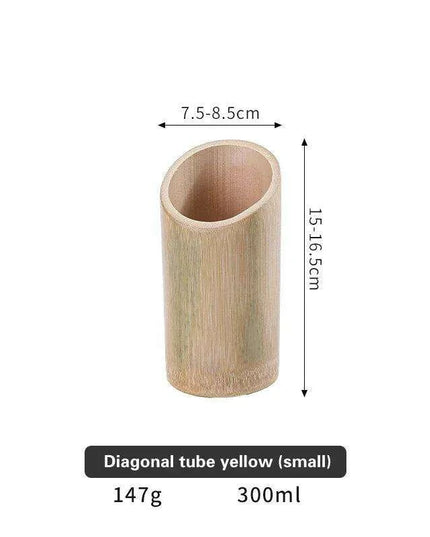 Artistic Bamboo Sushi Platter - Elegant Japanese Serving Tray