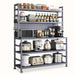Chic Modular Patio Sideboard: Elegant Display for Kitchen Essentials