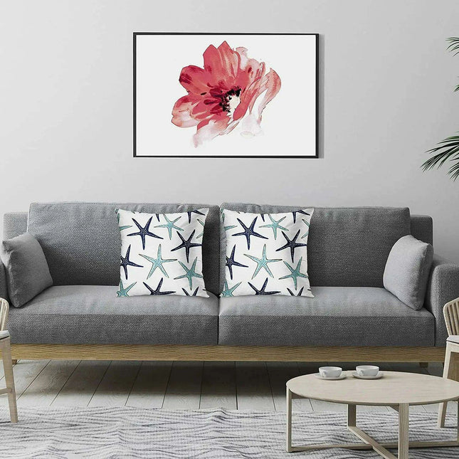 Seaside Bliss Cushion Covers - Set of 2 Stylish 18x18 Inch