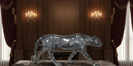 ZhaoYixin Long Leopard Sculpture Figurine for Modern Home Decor, 82cm Sculptures & Statues long-leopard-ornaments-for-living-room-decor-sculpture-figurines-modern-home-tv-cabinet-office-desktop-statue-82cm-customized