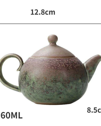 Artisan Rustic Clay Teapot for Authentic Kung Fu Tea Brewing