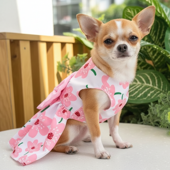 Bow Lace Princess Dress for Dogs & Kittens