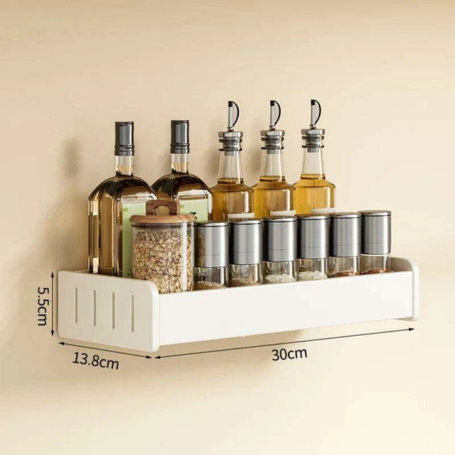 Space-Saving Aluminum Kitchen Shelf System