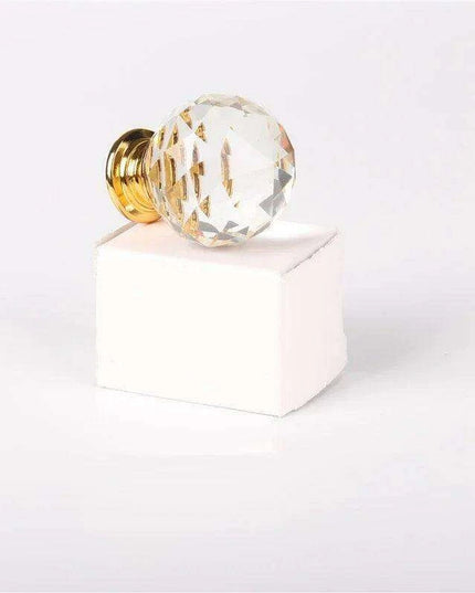 Chic Crystal Ball Glass Cabinet Knobs - Stylish Hardware for Home Décor Enhancement