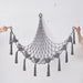 Stylish Bohemian Macrame Toy Storage Hammock with Chic Design