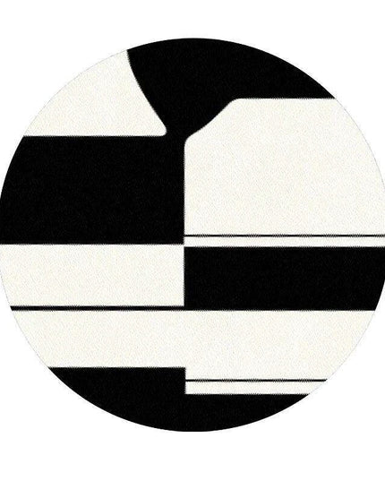 Luxurious Circular Floor Rug with High Absorbency, Tailored Sizes for Versatile Use