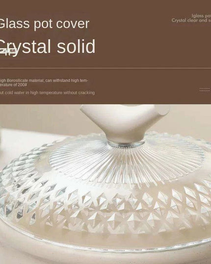 Premium Glass Ceramic Casserole Pot - Your Essential Kitchen Companion for Masterful Cooking