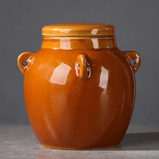 Elegant Sparkling Ceramic Storage Jar for Stylish Kitchen Decor