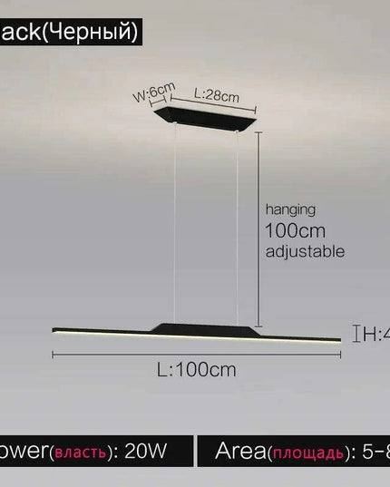 Contemporary Italian Adjustable Pendant Light - Customizable Lighting with Durable Aluminum and Flexible Silica Gel