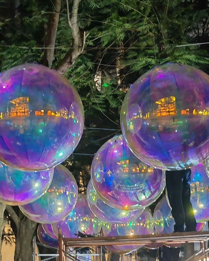 Personalized Inflatable Mirror Ball Decoration Kit for Unforgettable Events