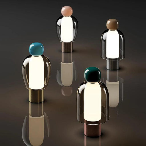 Modern USB-Enabled LED Desk Lamp for Chic Bedroom and Office Ambiance