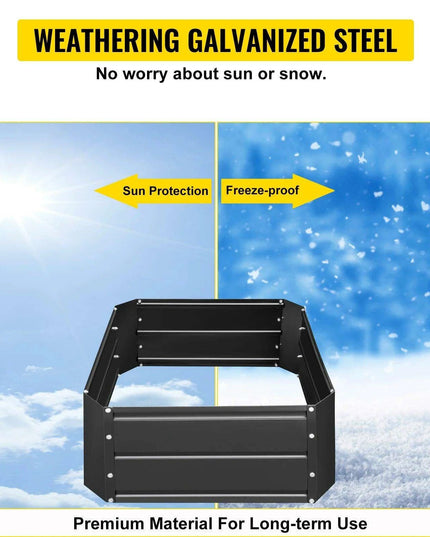 Durable Galvanized Steel Raised Garden Bed for Thriving Plants