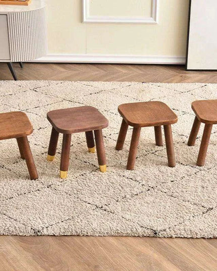 Stylish Solid Wood Stool - Versatile Seating Solution for All Ages