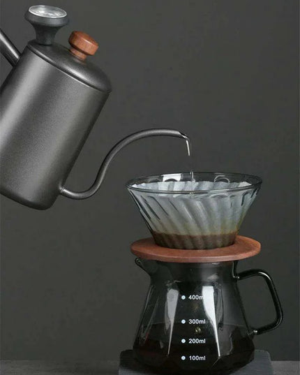 Artisan Coffee Brewing Mastery: Deluxe Wooden Set for Elevated Experiences