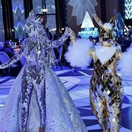 Dazzling Mirror Outfit for Show-Stopping Events and Performances