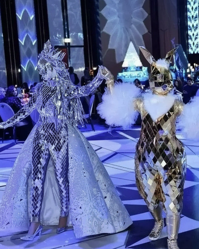 Dazzling Mirror Outfit for Show-Stopping Events and Performances