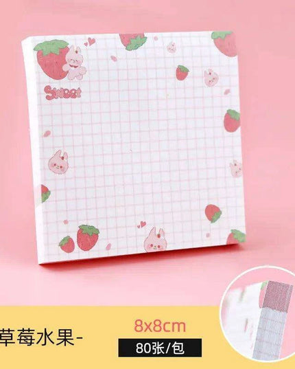 Playful Pets and Fruits Sticky Notes Set: Fun Organization for All