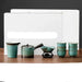 Elegant Vintage Chinese Kung Fu Tea Set with Side Handle Teacups and Tray
