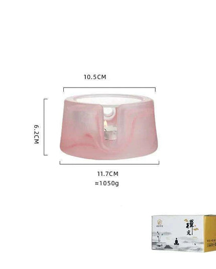 Sleek Japanese Ceramic Tea Warmer and Candle Holder for Luxurious Tea Service