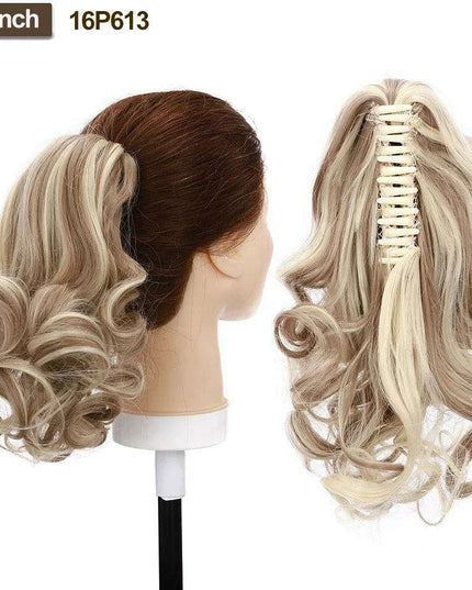 Effortless Glamour Long Wavy Clip-In Ponytail Extension for Instant Transformation