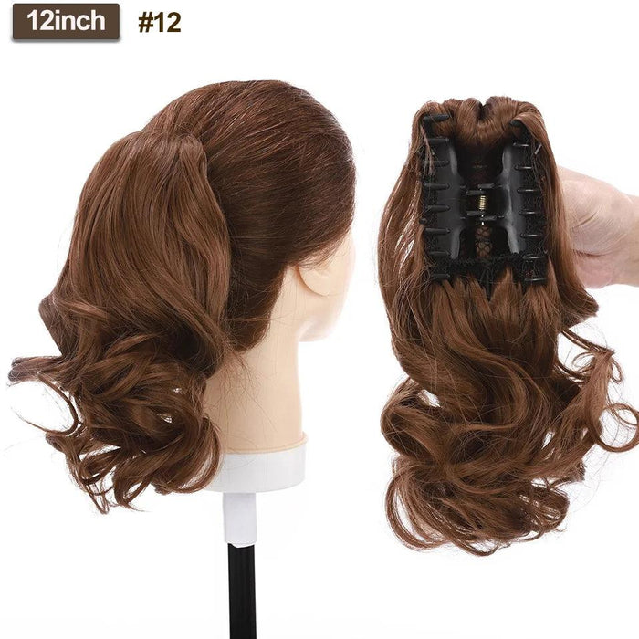 Effortless Glamour Long Wavy Clip-In Ponytail Extension for Instant Transformation