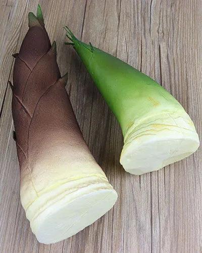 Elegant Faux Bamboo Shoot Decor - Lifelike Vegetable Centerpiece for Home and Dining Spaces