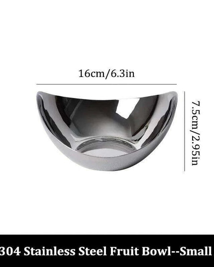 Elegant Extra-Large 304 Stainless Steel Serving Bowl for Stylish Entertaining and Home Accents