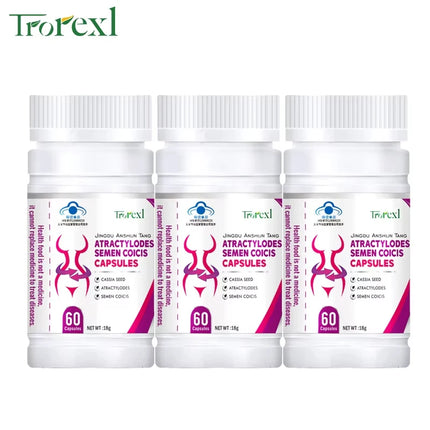 Trorexl Herbal Cassia & Coix Seeds Capsules - Appetite Regulator, Caff
