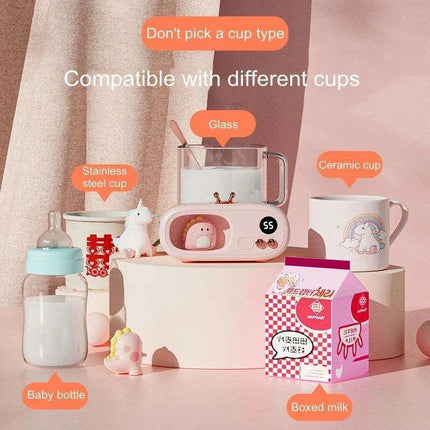 Electric Cup Warmer with LED Display and Adjustable Heating Options